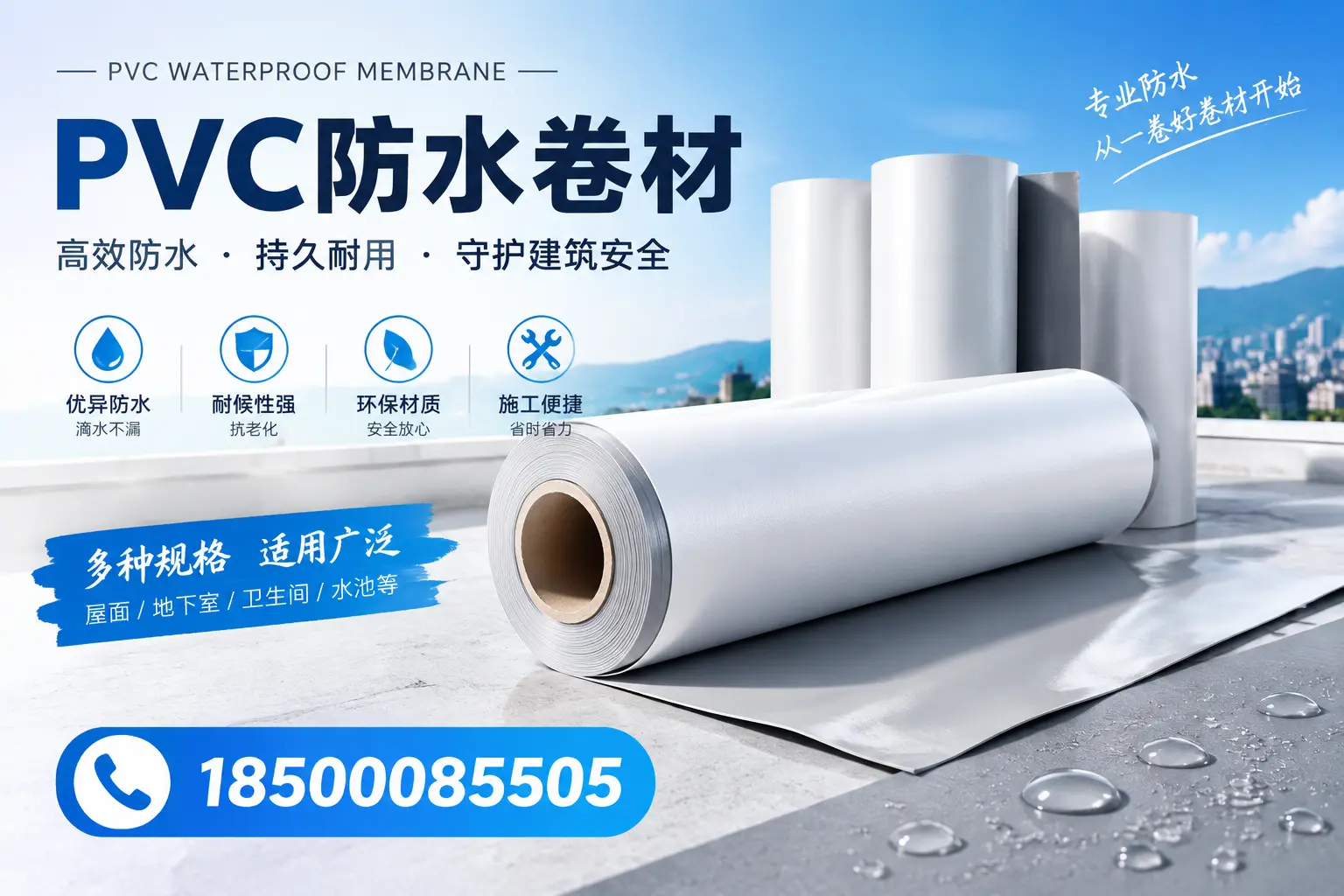 如何选择适合的PVC防水卷材？专家为您解答德阳的需求