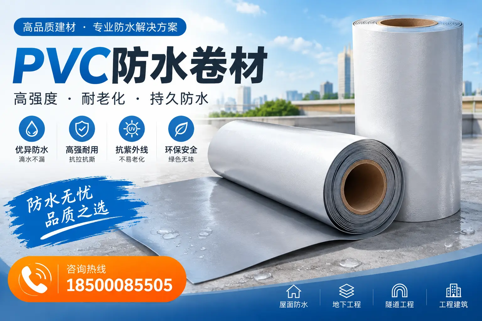 PVC防水卷材的使用寿命与维护周期，适合德阳业主参考