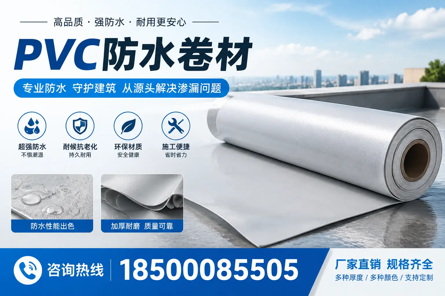 选择pvc防水卷材时，德阳用户的常见疑问