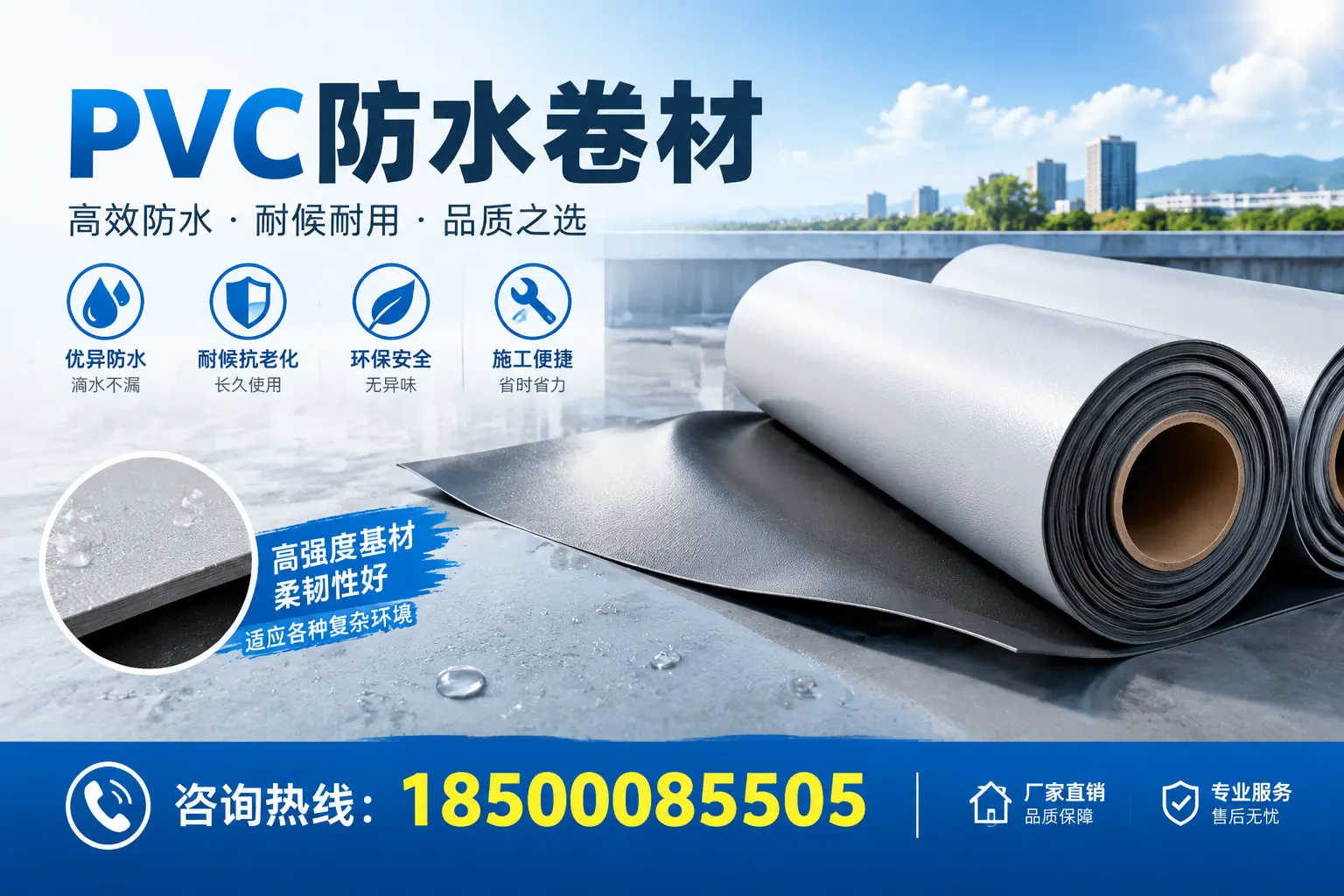 PVC防水卷材的环保特性与可持续发展探讨德阳