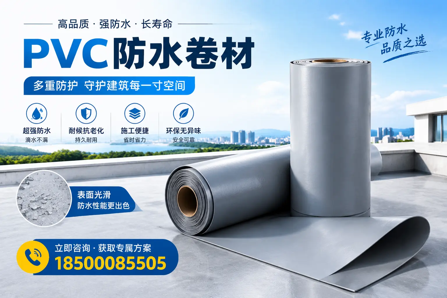 在德阳使用PVC防水卷材的最佳实践及维护建议
